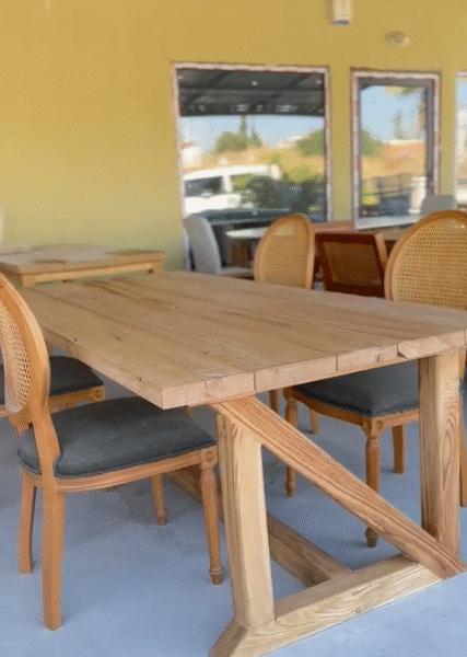 Kestane Ağacından Masa 230x100x75